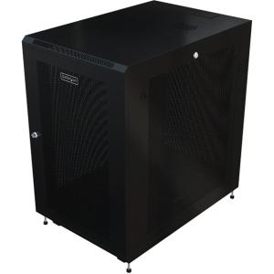 StarTech.com Gabinete 18U, hasta 450Kg, Negro 31 PULGADAS DE PROFUNDIDAD