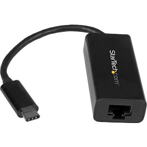 Adaptador StarTech.com de Red Gigabit Ethernet USB-C, 5000 Mbit/s, Negro USB-C EXTERNO USB 3.1