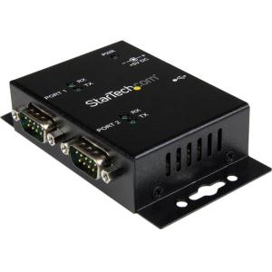 Adaptador StarTech.com Serial Macho - USB-B Hembra, Negro FTDI DE 2 PUERTOS DE PARED