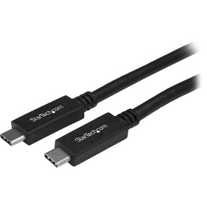 StarTech.com Cable USB C Macho - USB C Macho, 1 Metro, Negro DE CARGA USB TIPO C USBC 5GBPS