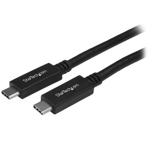 StarTech.com Cable USB C Macho - USB C Macho, 50cm, Negro USBC USB 3.1 10GBPS