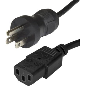 StarTech.com Cable de Poder NEMA 5-15P Macho - C13 Coupler Hembra, 3 Metros, Negro NEMA 5-15P A C13 TIPO HOSPITAL