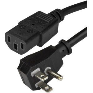 StarTech.com Cable de Poder NEMA 5-15P Macho - C13 Coupler Hembra, 4.6 Metros, Negro PLANO NEMA 5-15P A C13 PARA PC