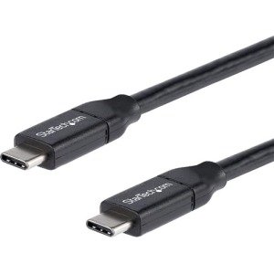 StarTech.com Cable USB C Macho - USB C Macho, 1 Metro, Negro CON CAPACIDAD PD 5A USB 2.0