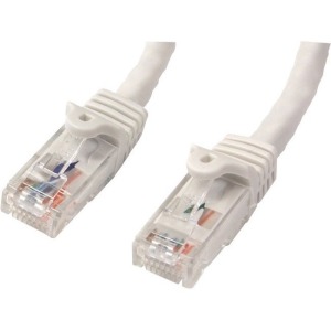 StarTech.com Cable Patch Cat6 UTP sin Enganches RJ-45 Macho - RJ-45 Macho, 1 Metro, Blanco CAT6 SNAGLESS BLANCO RJ45
