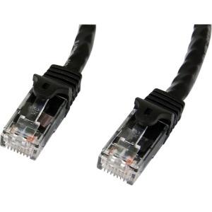 StarTech.com Cable Patch Cat6 UTP sin Enganches RJ-45 Macho - RJ-45 Macho, 3 Metros, Negro RJ45 SNAGLESS GIGABIT NEGRO