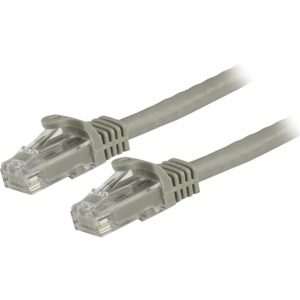 Startech.com Cable Patch Cat6 UTP sin Enganches RJ-45 Macho - RJ-45 Macho, 3 Metros, Gris CAT6 ETHERNET RJ45 SNAGLESS
