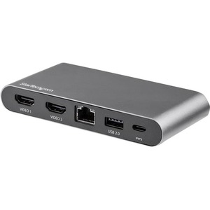 StarTech.com Docking Station DK30C2HAGPD USB, 3x USB 3.0, 1x USB 2.0, 2x HDMI, 1x RJ-45, Gris DE VIDEO DOBLE HDMI WINDOWS PD