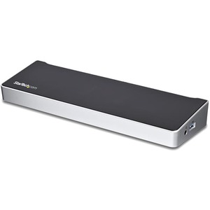 StarTech.com Docking Station DK30CH2DEP USB-C, 2x USB 3.0, 1x HDMI, 2x DisplayPort, 1x RJ-45, Plata/Negro 5X USB 3.0 PD 100W DP HDMI