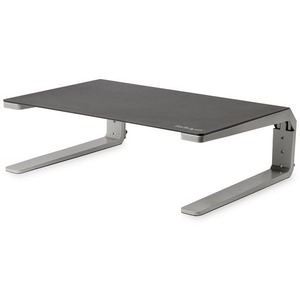 StarTech.com Base para 1 Monitor max. 32", hasta 10Kg, Negro/Plata ALTURA AJUSTABLE - ACERO/ALUMINIO