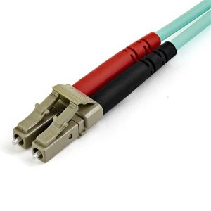 Cable de Fibra Óptica StarTech.com - LC - Dúplex - Multimodo - 7M - Aqua AGUAMARINA - LC A LC - 50/125
