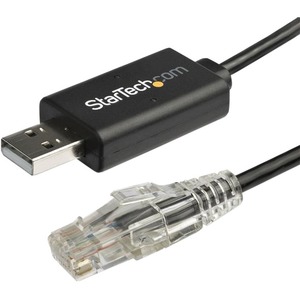 Cable USB StarTech.com ICUSBROLLOVR - USB 2.0 - RJ-45 - 1.8Mts - Negro DE 1.8 M PARA CONSOLA CISCO