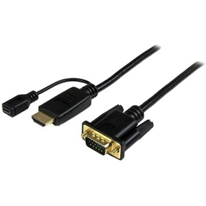 Cable StarTech.com HD2VGAMM10 - Activo - HDMI a VGA - 3 Mts HDMI A VGA 1920X1200 1080P