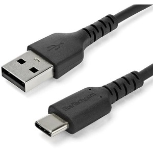 Cable USB StarTech.com RUSB2AC1MB - USB 2.0 a USB-C - 1 M - Fibra Aramida - Negro NEGRO - CON FIBRA ARAMIDA