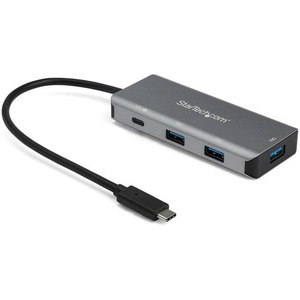 Adaptador HUB USB-C StarTech.com HB31C3A1CPD3 - 3 USB 3.1 - 1 USB-C - 10Gbps - Negro/Gris 3X USB-A Y USB-C - PD 3.0 - 10GBPS