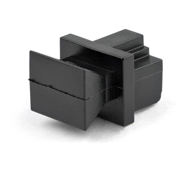 BRobotix Tapas para Conector RJ-45, Negro, 100 Piezas RJ45 - GUARDAPOLVO PUERTO LAN