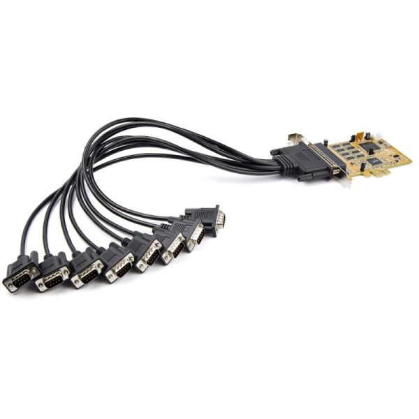 StarTech.com Tarjeta PCI Express PEX8S1050, Alámbrico, 8x RS-232, 921.6Kbit/s 8 PUERTOS RS232 - PCIE A SERIE - Image 5