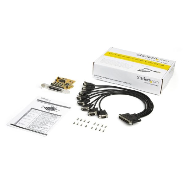 StarTech.com Tarjeta PCI Express PEX8S1050, Alámbrico, 8x RS-232, 921.6Kbit/s 8 PUERTOS RS232 - PCIE A SERIE - Image 6