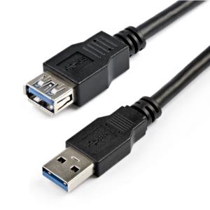 Cable Extensor StarTech.com USB Macho - USB Hembra, 2 Metros, Negro ALARGADOR USB A MACHO A HEMBRA