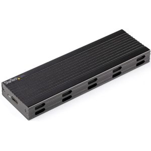StarTech.com Carcasa de unidad StarTech.com - USB 3.2 (Gen 2) Tipo C  Negro - Aluminio, Plástico SATA NVME NGFF USBC USBA