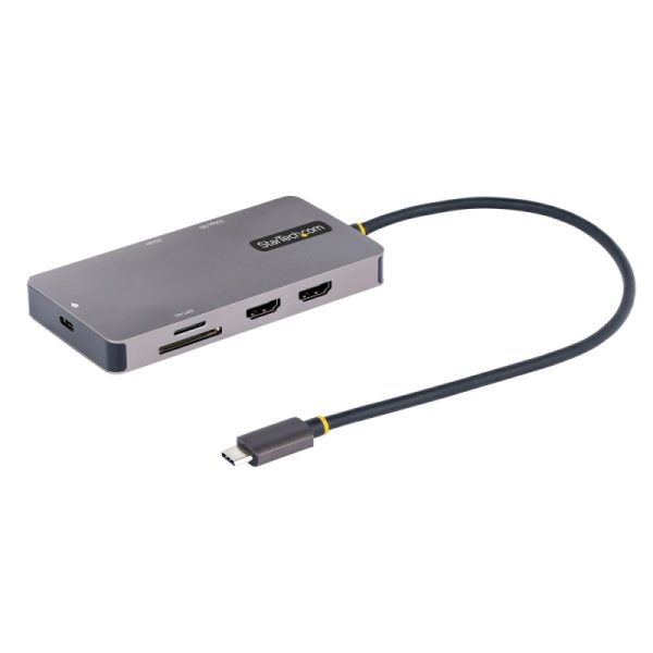 ADAPTADOR MULTIPUERTOS USB-C A 2X HDMI PD 100W HUB USB RED - Image 9