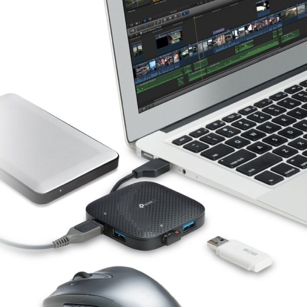 TP-Link Hub Portátil USB A 3.0 de 4 Puertos, 5000 Mbit/s, Negro 3.0 - Image 4