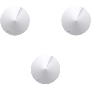 Router TP-Link con Sistema de Red Wi-Fi en Malla AC1300 Deco M5, 1300 Mbit/s, 2x RJ-45, 2.4/5GHz - 3 Piezas BANDA DUAL AC1300  4 ANTENAS INTE