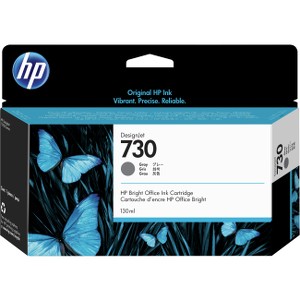 Cartucho HP 730 Gris 130ml Amplio Formato P2V66A TINTA AMPLIO FORMATO P2V66A