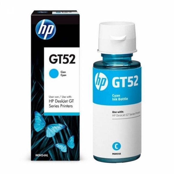 Botella de Tinta Hp GT52 / M0H54AL / Cyan / 8000 páginas / Ink Tank / Smart Tank / DeskJet RENDIMIENTO 8000PáGS.M0H54AL - Image 2