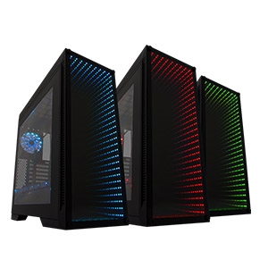 GABINETE GAME FACTOR CSG601 OPTICAL FULL ATX  CRISTAL  RGB