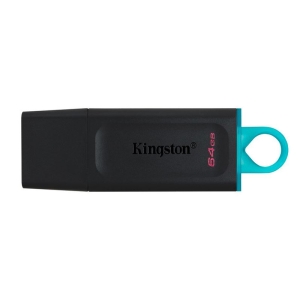 USB MEMORIA 64GB DT EXODIA BLANCO/ANILLO AZUL TRANSPARENTE