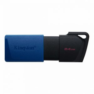 USB 3.2 MEMORIA 64GB DT EXODIA M TAPA DESLIZABLE (NEGRA-AZUL)