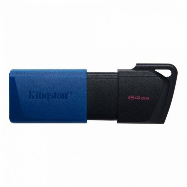 USB 3.2 MEMORIA 64GB DT EXODIA M TAPA DESLIZABLE (NEGRA-AZUL)