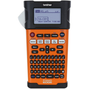 Impresora de etiqueta electrónica Brother P-touch EDGE PT-E300 - Transferencia térmica - 20mm/s Mono - 180 dpi - Etiqueta, Cinta3.50mm, 6mm, 9mm, 12mm, 18mm - LCD Pantalla - Batería, Adaptador de alimentación - 6 Batteries Supported - AA - Ion Litio (Li-I INDUSTRIAL PT-E300 BATERIA RECARGAB