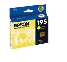 Cartucho de tinta Epson DURABrite Ultra 195 Inyección de tinta - Amarillo - Original - Inyección de tinta TINTA AMARILLA XP101.201.211XP-101/201/211