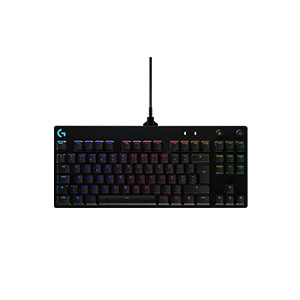Logitech Teclado Gamer G Pro RGB, Mecánico, Switch GX Blue, Alámbrico, Negro (Inglés) CONSTRUIDO PARA LOS ESPORTS