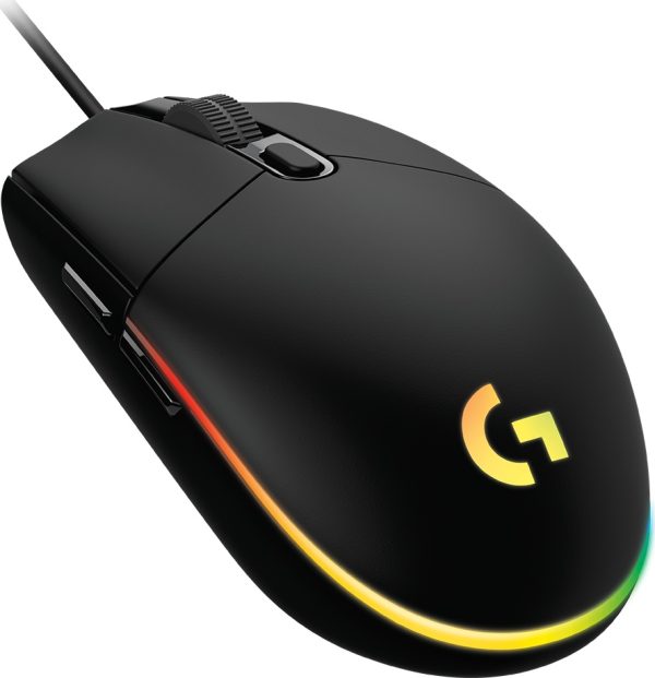 Mouse Gamer Logitech Óptico G203 LightSync, Alámbrico, USB, 8000DPI, Negro NEGRO - Image 3