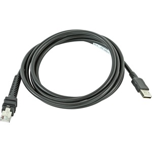 Cable de transferencia de datos Zebra - 2.13m USB - USB - Apantallado SERIES A CONNECTOR  7FT. (2M)