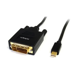 StarTech.com Cable Mini DisplayPort Macho - DVI Macho, 1.8 Metros, Negro MINI DISPLAYPORT A DVI 1920X1200.