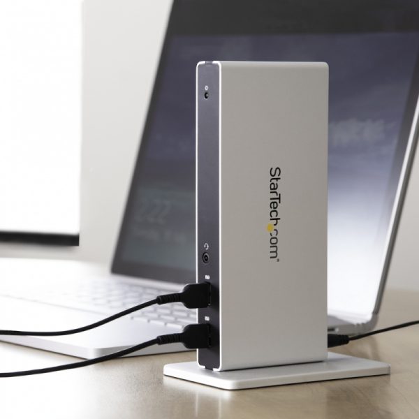 StarTech.com Replicador de Puertos Universal USB 3.0 para Laptop con DVI Doble y Ethernet Gigabit con Adaptadores HDMI VGA UNIVERSAL HDMI VGA DVI ETHERNET . - Image 5