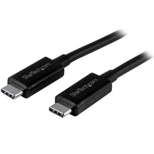 StarTech.com Cable USB 3.1 C Macho - USB 3.1 C Macho, 1 Metro, Negro USB TYPE-C                      .