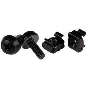 100 TORNILLOS TUERCAS JAULA CAGE NUTS M5 PARA RACK NEGRO    .