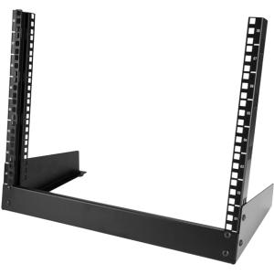 StarTech.com Rack de Escritorio de 8U de 2 Columnas - Gabinete Rack de Servidores con Marco Abierto - Acero - 50.12kg Capacidad máxima de peso RACK 8U 2 COLUMNAS DEESCRITORIO GABINETE MARCO ABIERT.