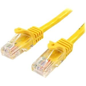 StarTech.com Cable de Red de 10m Amarillo Cat5e Ethernet RJ45 sin Enganches - Cable for Dispositivo de red, Hub, Conmutador, Servidor de impresión, Panel de conexión - Cable de conexión - Oro Conector chapado - 24 AWG - Amarillo CABLE DE RED 10M AMARILLO CAT55E ETHERNET SIN ENGANCHE