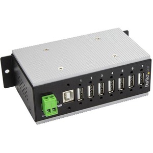 StarTech.com Hub Concentrador USB 2.0 de 7 Puertos Industrial - Con protección de 15kV contra Descargas - 7 Total USB Port(s) - 7 USB 2.0 Port(s) - PC HUB CONCENTRADOR USB 2.07 PUERTOS INDUSTRIAL ESD