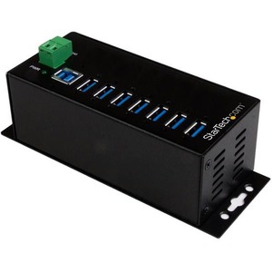 StarTech.com Concentrador Industrial USB 3.0 de 7 Puertos - 5Gbps - Adaptador de Alimentación - Protección de Descargas de 350W & ESD - Soporte UASP - 7 Total USB Port(s) - 7 Puerto(s) USB 3.1 - PC HUB INDUSTRIAL USB 3.0 - 7PUERTOS - ADAPTADOR DE ALIMENTACION