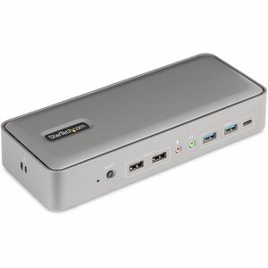 DOCKING STATION KVM USB-C PARA 2 LAPTOPS - 2X DP 4K 60HZ