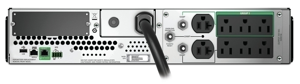No Break APC SMT2200RM2UC Línea Interactiva, 1980W, 2200VA, Entrada 75V - 154V, Salida 110V - 127V, 8 Contactos V CON SMARTCONNECT - Image 2