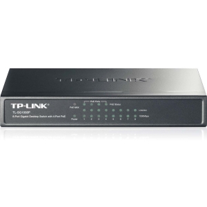 Switch TP-Link Gigabit Ethernet TL-SG1008P, 10/100/1000Mbps, 16Gbit/s, 8 Puertos, 8000 Entradas - No Administrable GIGABIT CON 4 PUERTOS POE SIN ADM
