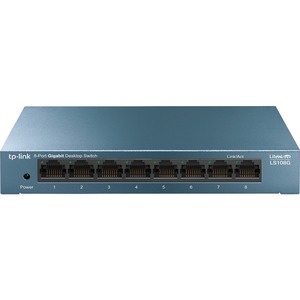 Switch TP-Link Gigabit Ethernet LS108G, 8 Puertos 10/100/1000Mbps, 11.9 Mpps, 4000 Entradas - No Administrable GIGABIT AUTO-MDI/MDIX  LITEWAVE